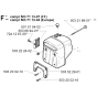 Muffler Assembly For Husqvarna 394XP Chainsaw 