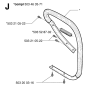 Handle Assembly For Husqvarna 395XP Chainsaw 