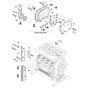 Air Ducting-1 Assembly for Hatz 3L41C Diesel Engines