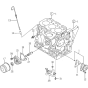 Oil System Assembly for Yanmar 3TNA72L Engine