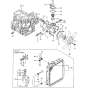 Cooling Water System Assembly for Yanmar 3TNE68 Engine