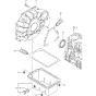 Flywheel Housing and Oil sump Assembly for Yanmar 3TNE68 Engine