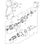 Starting Motor Assembly for Yanmar 3TNE82A-ETB Engine