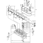 Cylinder Head and Bonnet Assembly for Yanmar 3TNE82A-EWA Engine