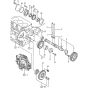 Camshaft and Driving Gear Assembly for Yanmar 3TNE82A-EWA Engine