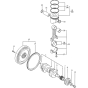 Crankshaft and Piston Assembly for Yanmar 3TNE82A-EWA Engine