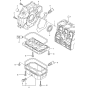 Flywheel Housing and Oil Slump Assembly for Yanmar 3TNV76-KWA Engine