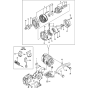 Starting Motor Assembly for Yanmar 3TNV88-BPTB2 Engine