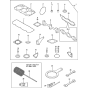 Tool and Gasket Set Assembly for Yanmar 3TNV88-XTBZ Engine