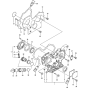 Gear Housing Assembly for Yanmar 3TNV88-XTBZ Engine