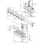 Cylinder Head and Bonnet Assembly for Yanmar 3TNV88-XTBZ Engine