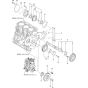 Camshaft and Driving Gear Assembly for Yanmar 3TNV88-XWA  Engine