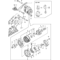 Generator Assembly for Yanmar 3TNV88-XWA2 Engine