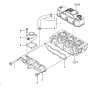 Suction Manifold Assembly for Yanmar 3TNV88-XWA2 Engine