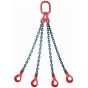 3 metre 7mm 4-Leg Chain Sling with Clevis Sling Hooks Self Locking Type