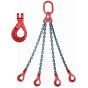 7mm 4-Leg Lifting Chain Slings with Self Locking Clevis Hooks