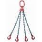 4 metre 7mm 4-Leg Chain Sling with Clevis Sling Hooks with Safety Catch