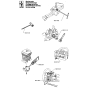 Service Updates Assembly For Husqvarna 41 Chainsaw