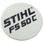 Model Plate for Stihl FS50C - 4144 967 1508