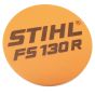 Model Plate for Stihl FS130R - 4180 967 1521