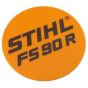 Model Plate for Stihl FS90R - 4180 967 1529