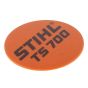 Model Plate for Stihl TS700 Disc Cutters - 4224 967 1500