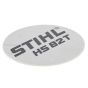 Model Plate for Stihl HS 82 T Hedgetrimmers - 4237 967 1508