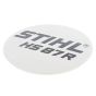 Model plate for Stihl HS82, HS87 Hedge Trimmers - 4237 967 1509