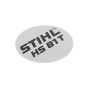 Model Plate for Stihl HS81T Hedgetrimmer - OEM No. 4237 967 1501