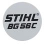 Model Plate for Stihl BG56C Blowers - 4241 967 1501