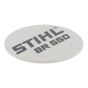 Model Plate for Stihl BR500 Blowers - 4282 967 1502