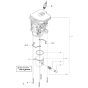 Cylinder Piston Assembly For Husqvarna 435eii Chainsaw