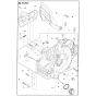 Crankcase Assembly for Husqvarna
