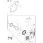 Starter Assembly For Husqvarna 450eii Chainsaw