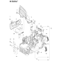 Crankcase Assembly For Husqvarna 455e Rancherii Chainsaw