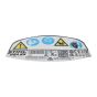 Rating Plate for Stihl HSA86 Cordless Hedgetrimmer - OEM No. 4851 967 1810