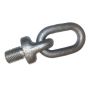 Collared Metric High Tensile Steel Eyebolts With Chain Link