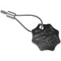 Safe Working Load S.W.L. Metal Star Shaped Chain Tag with Rope