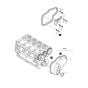 Timing Cover Assembly for Hatz 4L40 Diesel Engine