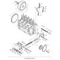 Pulley, Flywheel, Belt Tensioner