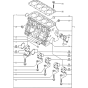 Cylinder Block Assembly for Yanmar 4TNE84T Engine