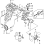 Cooling Water System Assembly for Yanmar 4TNE88 Engine