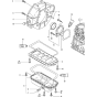 Flywheel Housing and Oil Sump Assembly for Yanmar 4TNV84-KWA Engine