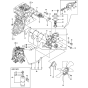 Cooling Water System Assembly for Yanmar 4TNV84T-KWA Engine