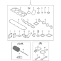 Gasket Set Assembly for Yanmar 4TNV88-BPTB Engine