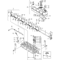 Cylinder Head and Bonnet Assembly for Yanmar 4TNV88-BPTB Engine