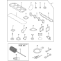 Tool and Gasket Set Assembly for Yanmar 4TNV88-QTB Engine