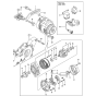 Generator Assembly for Yanmar 4TNV88-QTBZ Engine