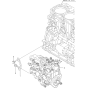 Fuel Injection Pump Assembly for Yanmar 4TNV88-XWA Engine