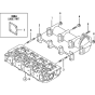 Exhaust Manifold Assembly for Yanmar 4TNV88-XWA2 Engine